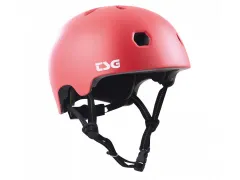 TSG "Meta Solid Color" BMX Helmet - Satin Gentle Red