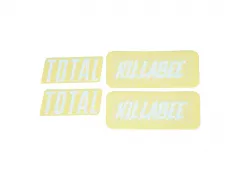 Total BMX "Killabee K4" Rahmen Stickerset