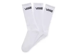 Vans "Classic Crew ROX II" Socks (3 Pair) - White/Black