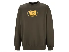 Vans "Classic Oval Crew" Pullover - Coal Brown