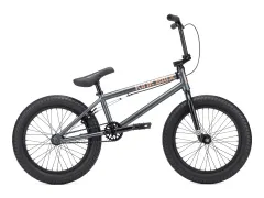 Kink Bikes "Kicker" 2026 BMX Bike - 18 Zoll | Gunmetal Gray