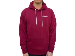 kunstform "Back Logo v2" Hooded Pullover - Bordeaux
