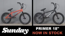 Sunday Primer 18 BMX bike - back in stock
