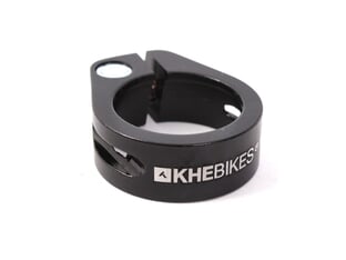 KHE BMX Sattelklemme 28,6mm CNC Aluminium Laserlogo rot eloxiert nur 30g KHE BMX Sattelklemme 28,6mm CNC Aluminium Laserlogo rot eloxiert nur 30g