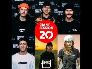 kunstform BMX Team at the Simple Session 2020 in Tallinn