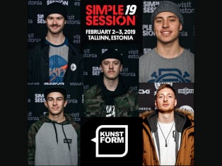 kunstform BMX Team at the Simple Session 2019 in Tallinn