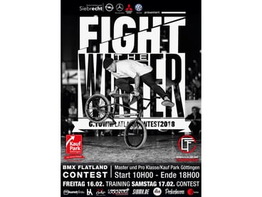 Fight the Winter 2018 Flatland-BMX Contest