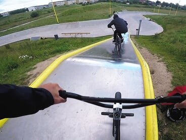 BMX RIDING AT INSANE SKATEPARK IN DENMARK