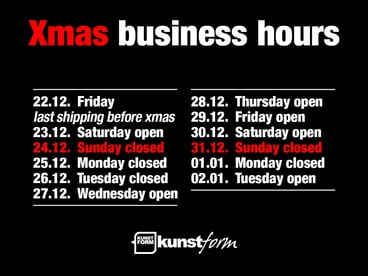 Xmas 2023 - Dates and Business Hours
