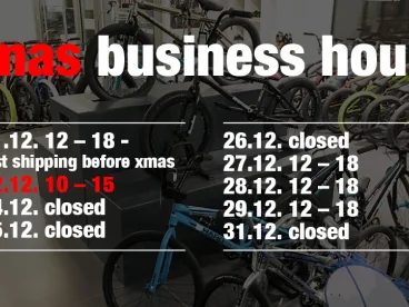 Xmas 2018 - Dates and Business Hours