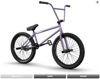 Custom BMX Configurator v2 - Save your configurations