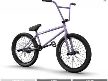 Custom BMX Configurator v2 - Save your configurations