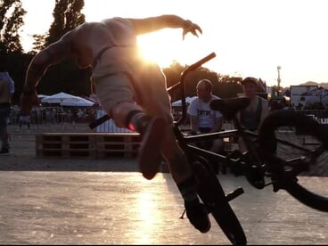 BMX Jam beim HipHopOpen in Stuttgart