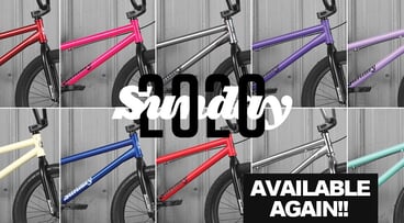 Sunday Bikes, Etnies BMX, eclat 2020 in stock!