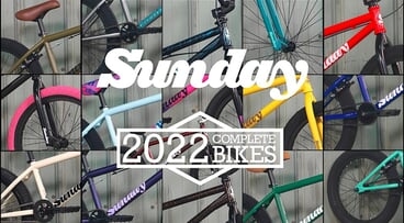 Sunday 2022 BMX bikes - in stock