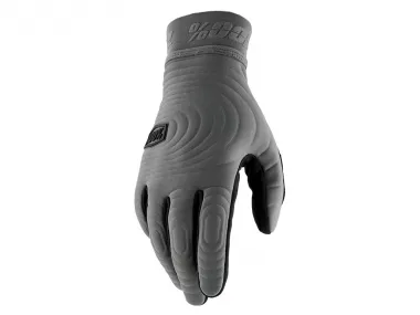 100 Percent "Brisker Xtreme" Gloves - Charcoal/Black