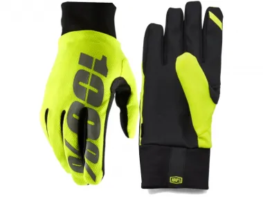100 Percent "Hydromatic Waterproof" Gloves - Fluo Yellow