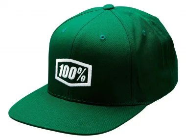 100 Percent "Icon Snapback" Cap - Forest Green