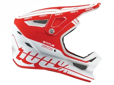 100 Percent "Status BMX/Downhill" Fullface Helmet - Red/White