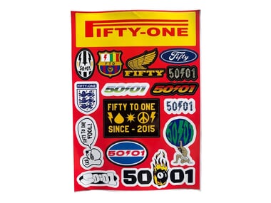 50to01 "Bootleg" Stickerset