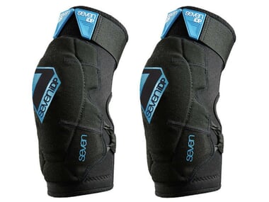 7 Protection "Flex" Adult Knee- / Youth Elbow Pads - Black/Blue