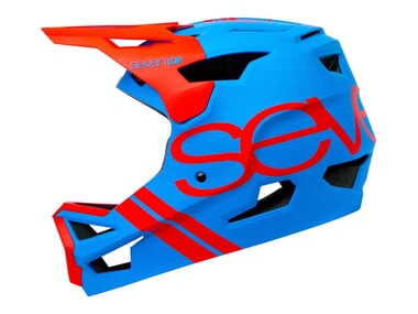 7 Protection "Project 23 ABS" Fullface Helm - Blue/Red
