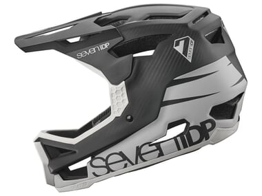 7 Protection "Project 23 Carbon" Fullface Helm - Grey