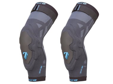 7 Protection "Project" Knieschoner - Grey/Blue