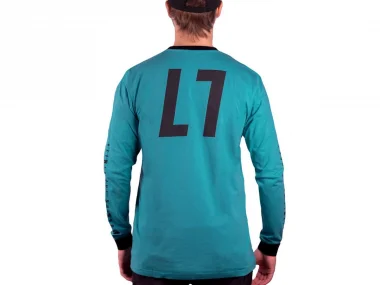 ALL IN "Pushing The Limits" Longsleeve - Teal/Black