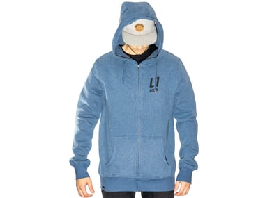 ALL IN "Classic" Hooded Zipper - Blue