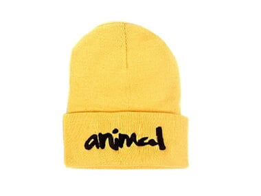 Animal Bikes "Script" Beanie Mütze - Gold