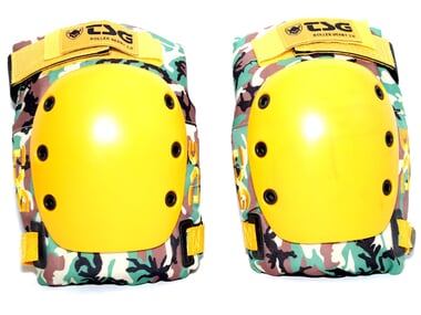 B-Goods - TSG "Roller Derby 2.0" Knee Pads - Camo / Yellow