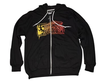 Bicycle Union "Map Fade" Hooded Zipper - Black