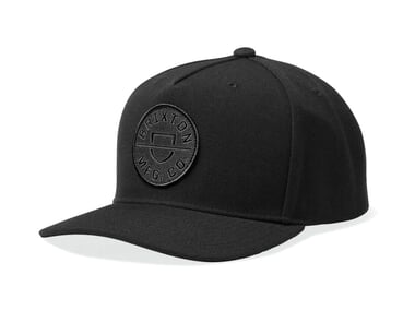 Brixton "Crest C MP Snapback" Cap - Black