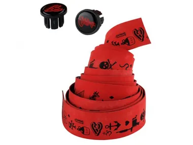 Cinelli "Mike Giant" Bar Tape - Red/Black