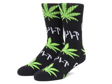 Cult X HUF "Plantlife" Socks - Black/Green