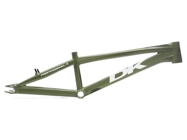 DK "Professional-X Pro XL" 2022 BMX Race Frame - Olive