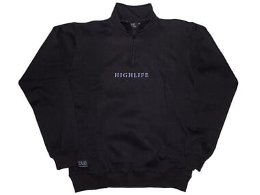 DUB BMX "Highlife Quarter Zip" Pullover - Black
