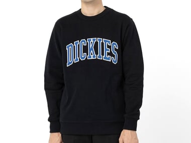 Dickies "Aitkin Sweater" Pullover - Black/Coronet Blue