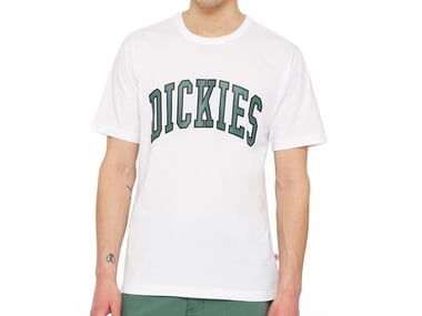 Dickies "Aitkin" T-Shirt - White/Dark Forest