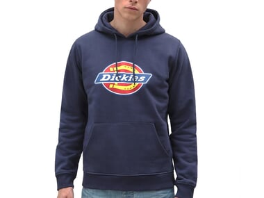 Dickies "Icon Logo" Hooded Pullover - Navy Blue