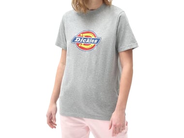 Dickies "Icon Logo Tee Woman" T-Shirt - Grey Melange
