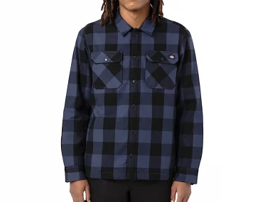 Dickies "Lined Sacramento" Hemd - Navy Blue