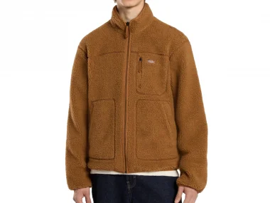Dickies "Mount Hope Fleece" Jacket - Brown Duck