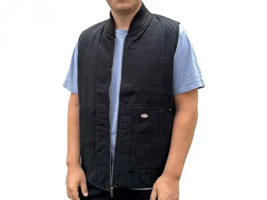 Dickies "Quilted Canvas" Vest - Black