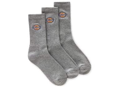 Dickies "Valley Grove" Socks (3 Pair) - Grey Melange