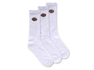Dickies "Valley Grove" Socks (3 Pair) - White