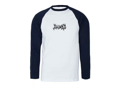 Doomed Brand "Death Baseball" Longsleeve - White/Black