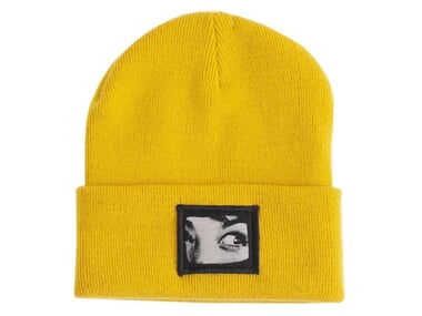 Doomed Brand "Eye Patch" Beanie Mütze - Mustard Yellow