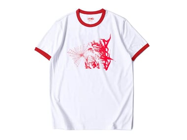 Doomed Brand "Web Ringer" T-Shirt - White/Red